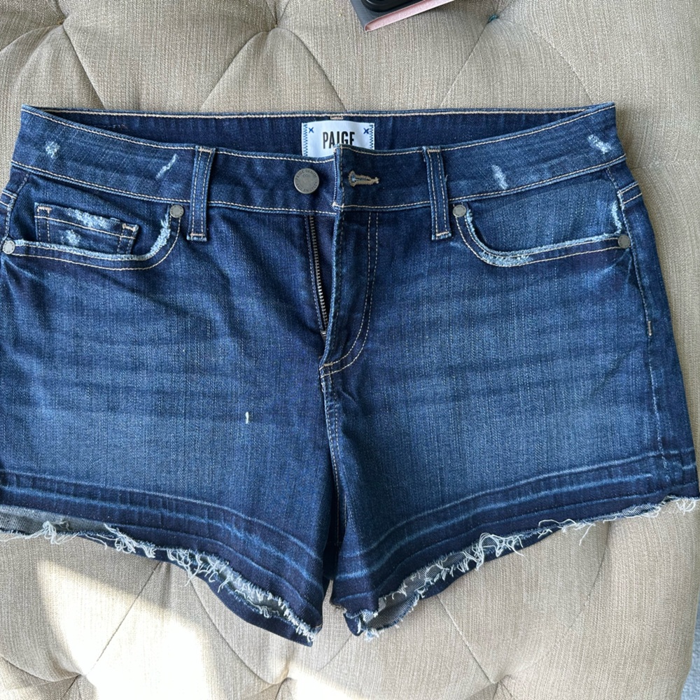 Paige denim jean shorts
